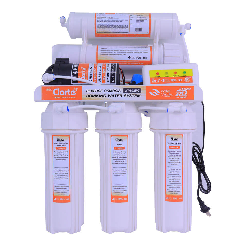 เครื่องกรองน้ำ ระบบ RO CLARTE'รุ่น WP 192 RO (ไม่รวมติดตั้ง-)_1